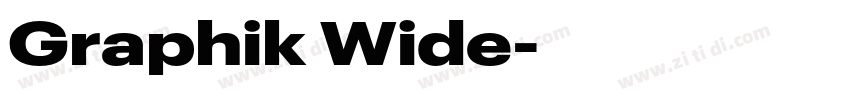 Graphik Wide字体转换
